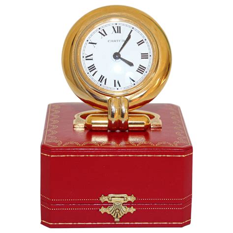 cartier replica wall clock|cartier table clock.